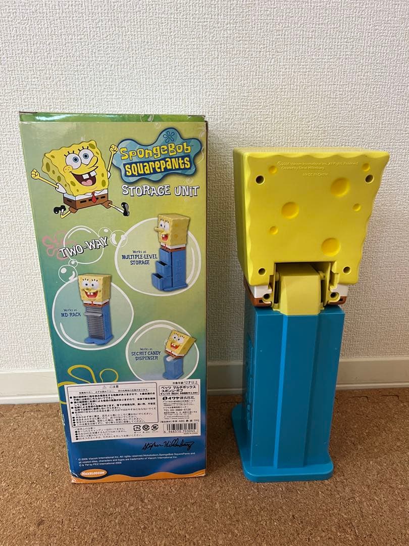 スポンジボブ PEZ ストレージユニット