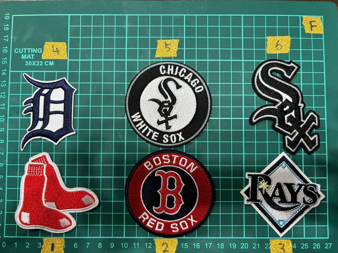 【確認用】MLB チーム　アイロン　刺繍ワッペン　38枚セット