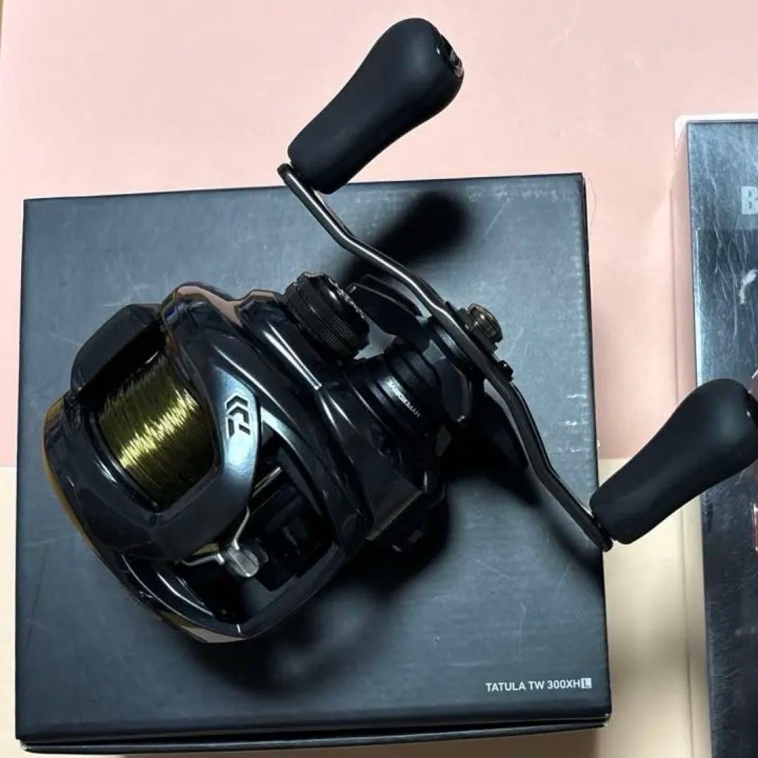 【美品】ダイワ TATULA TW 300XHL 左ハンドルリール