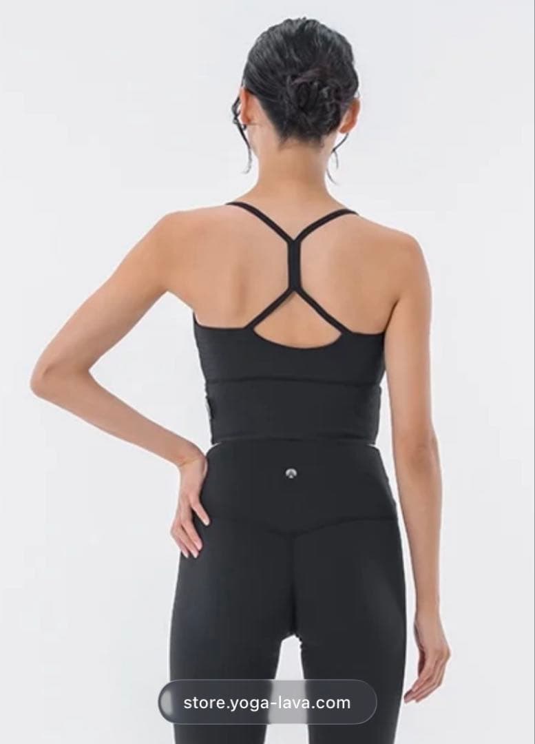 新品 スカーラ【SUKALA】ベーシックリブブラトップ ブラック Sサイズ