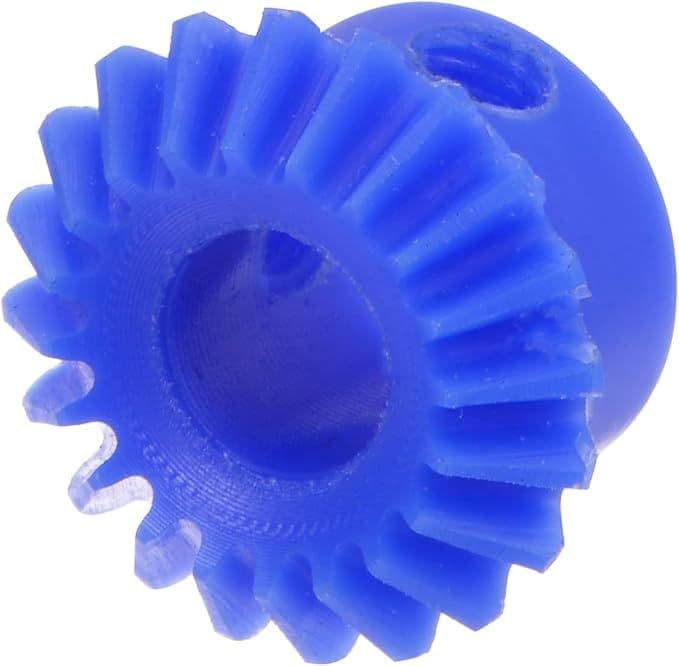 テーパベベルギヤ 1.0モジュラス 20歯 8 mm内穴 1:1 プラスチック