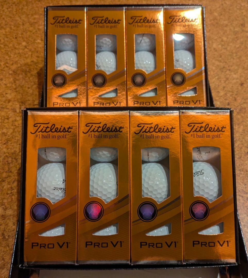 タイトリスト Pro V1 新品 2ダース ゴルフボール Titleist
