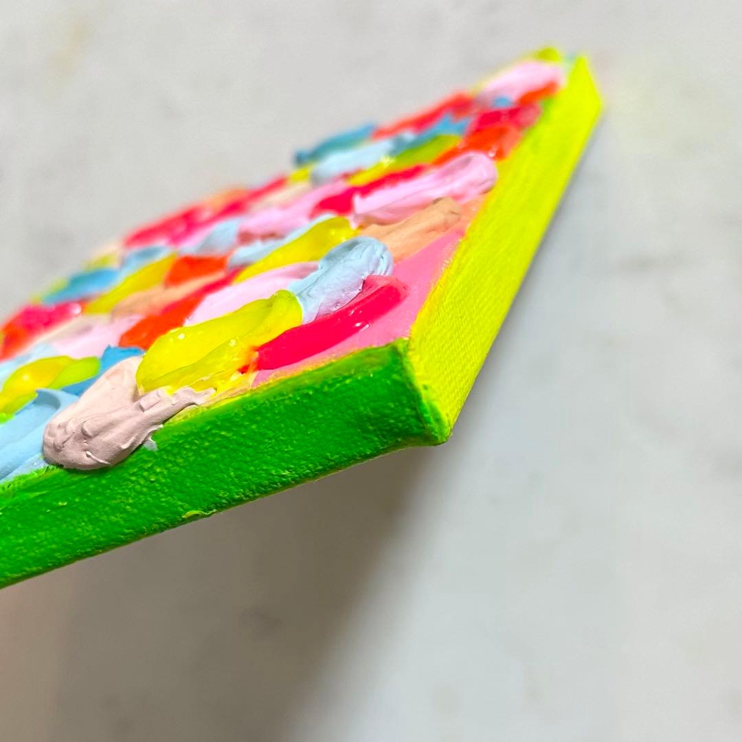 Bubble gum 絵画原画 アクリル画テクスチャーアート
