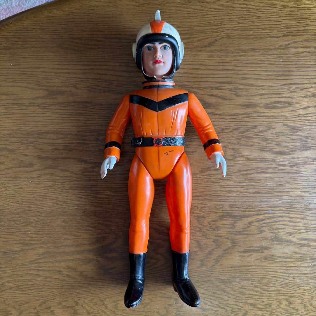 【当時物】 ジャンボマット隊員 MAT隊員 ブルマァク 円谷プロ 37cm