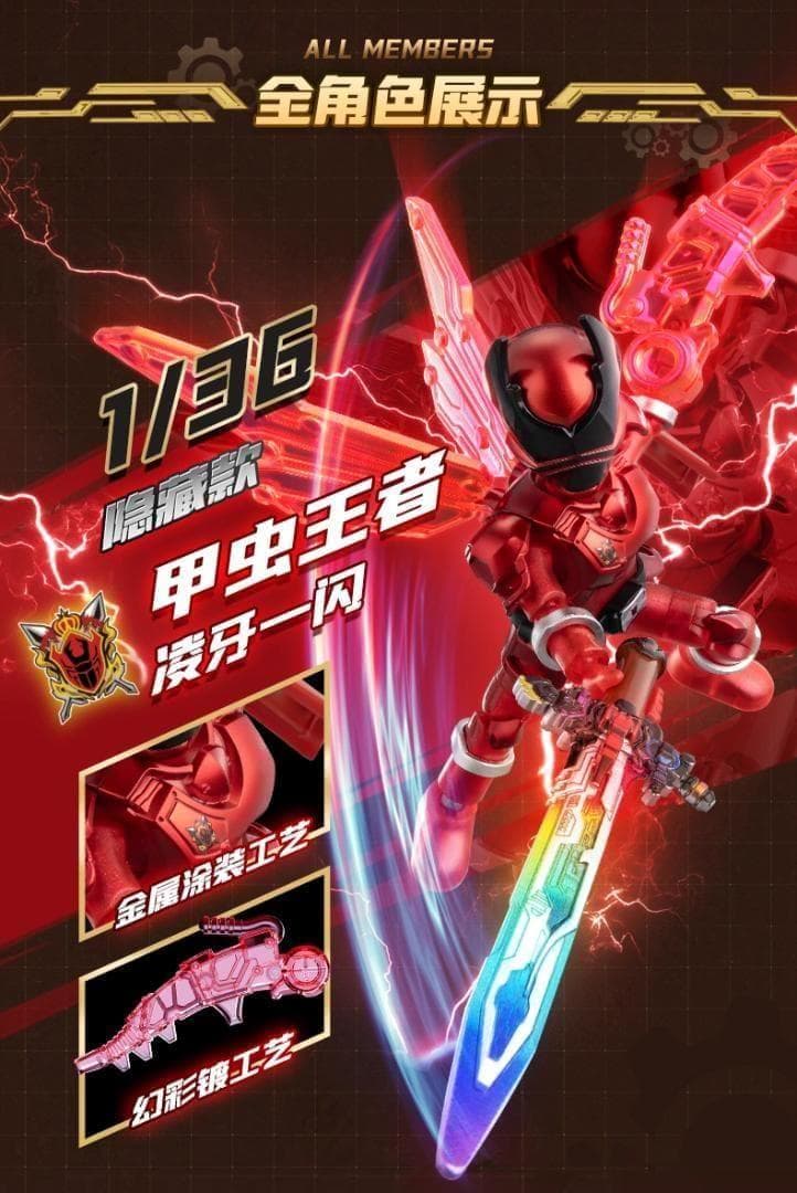 スーパー戦隊 ブロックフィギュア 群星版１弾 GALAXY VERSION