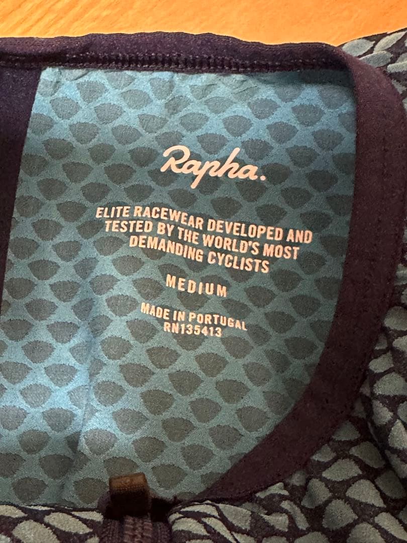 Rapha サイクルジャージ 半袖 M ネイビー/ブルー　エアロジャージ　メンズ