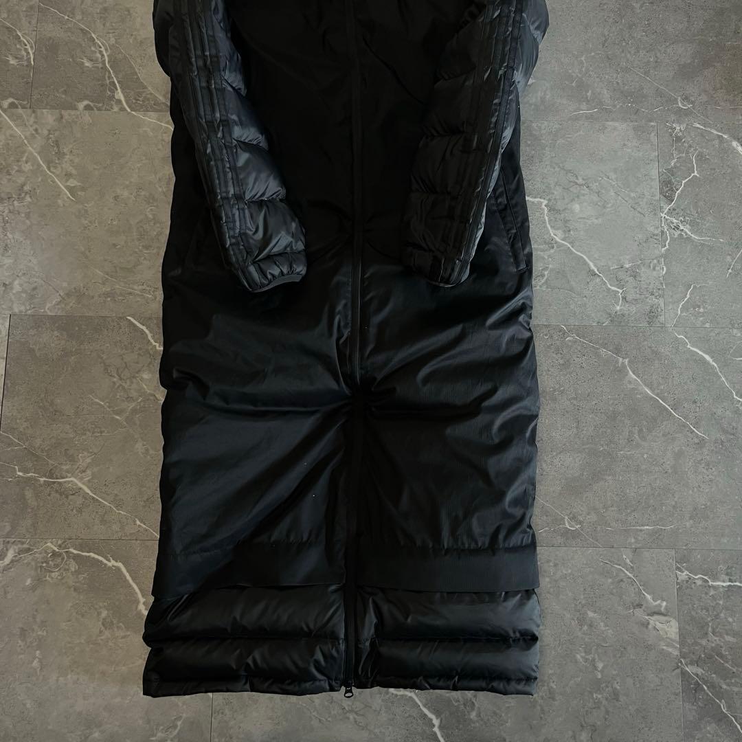 極美品　adidas ベンチコート ダウン ロング マキシ丈 M 黒