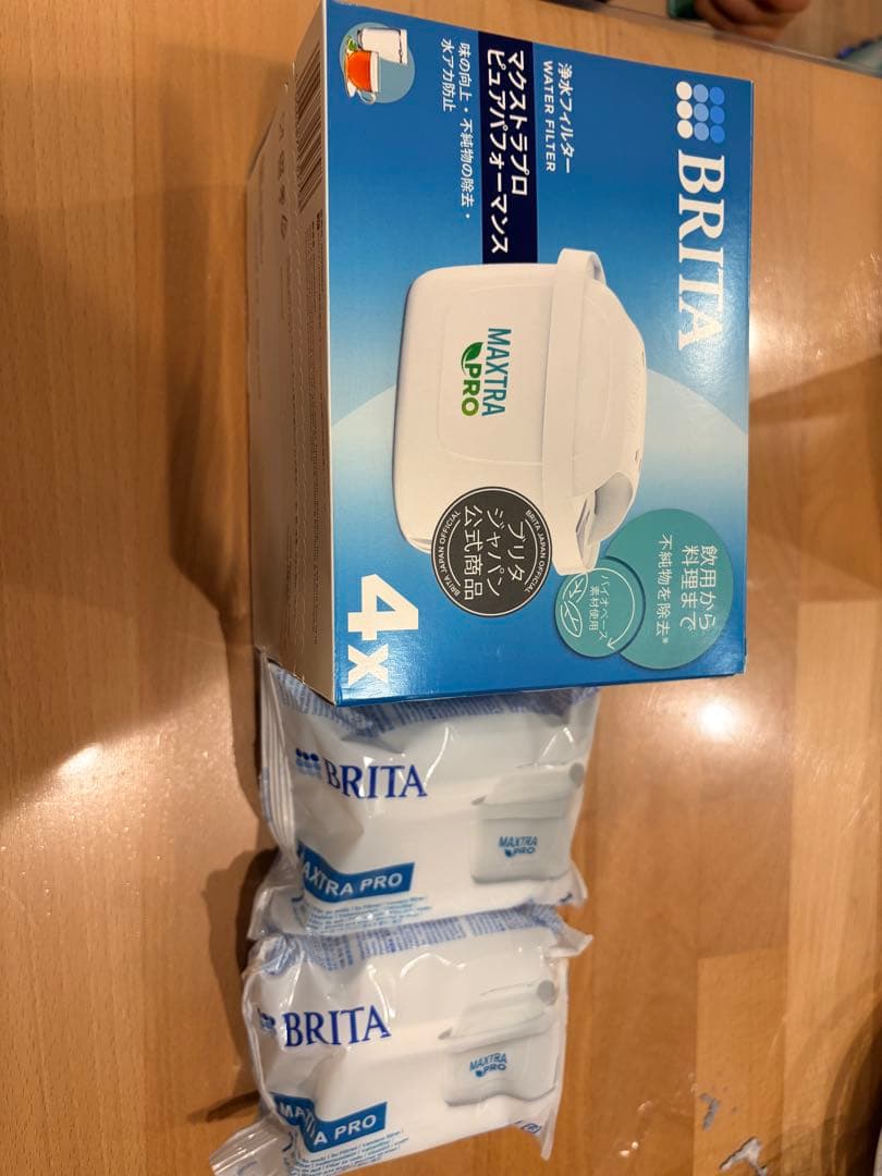 BRITA MAXTRA PRO 浄水器カートリッジ計８個( 6個＋開封済2個)