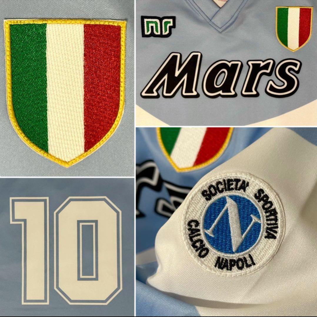 【新品未使用】イタリア製 nr エネーレ ナポリ90/91 マラドーナ#10