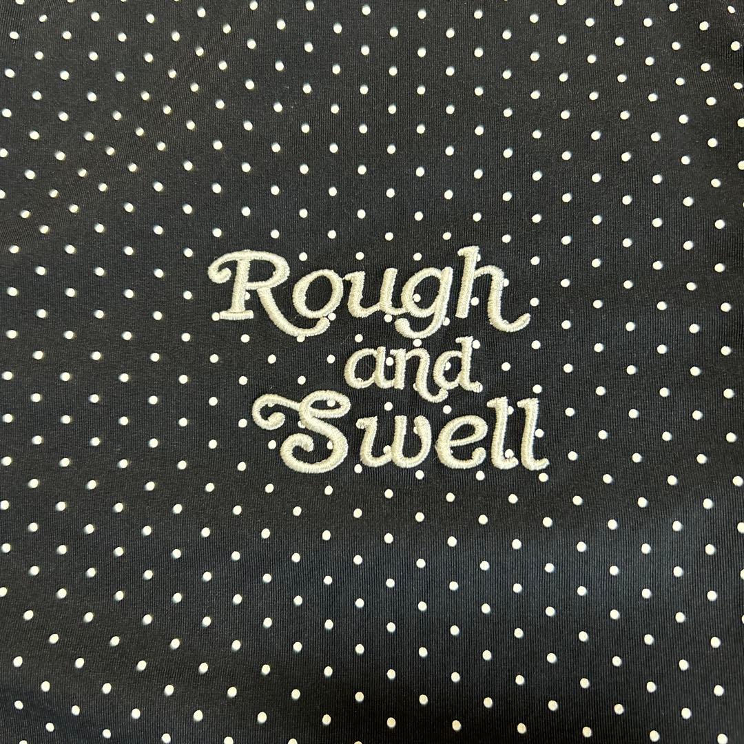 みり　Rough and Swell ドット柄ポロシャツ　サイズＬ