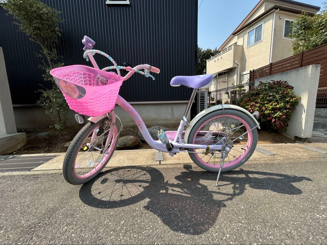 とも　幼児用自転車 プリンセス　18インチ　引き取り限定