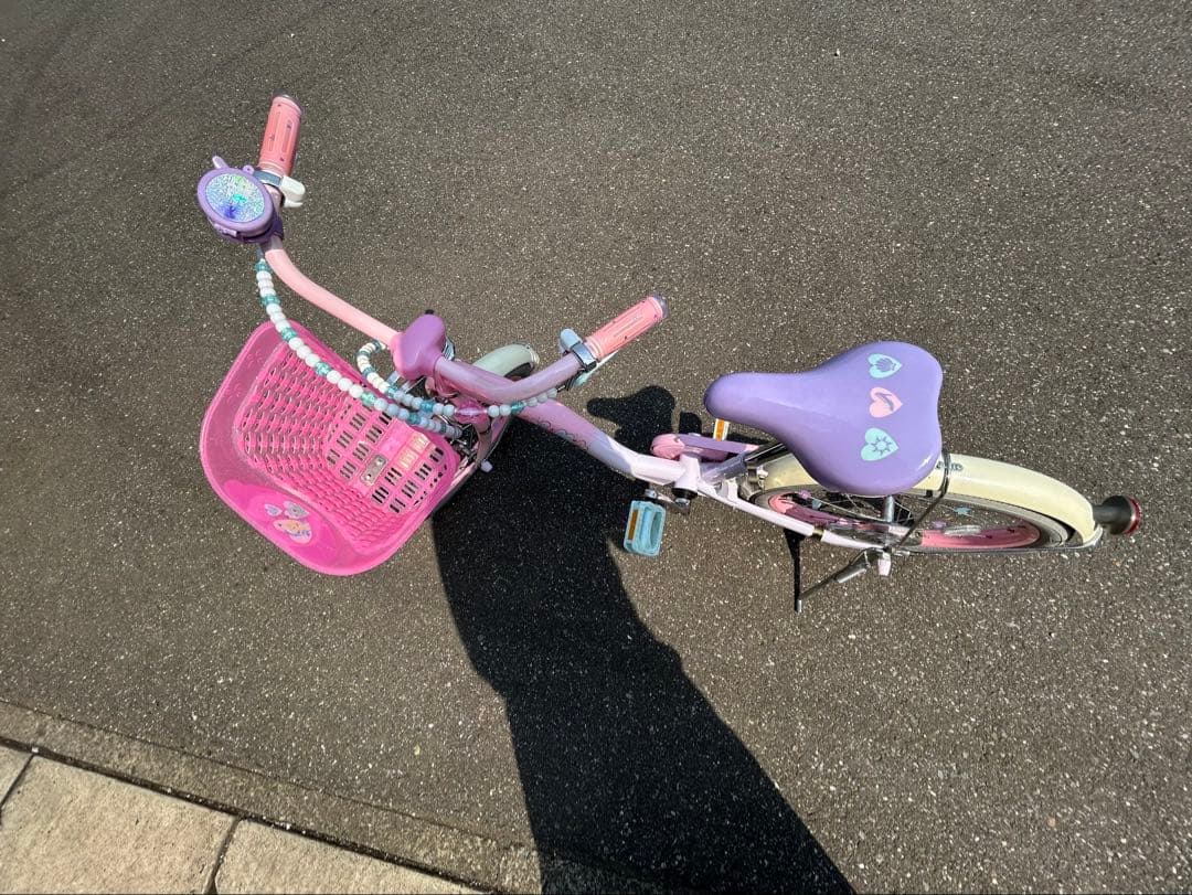 とも　幼児用自転車 プリンセス　18インチ　引き取り限定
