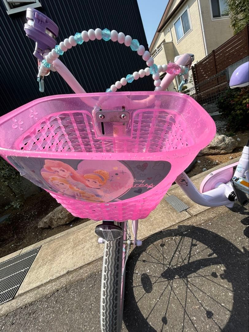 とも　幼児用自転車 プリンセス　18インチ　引き取り限定