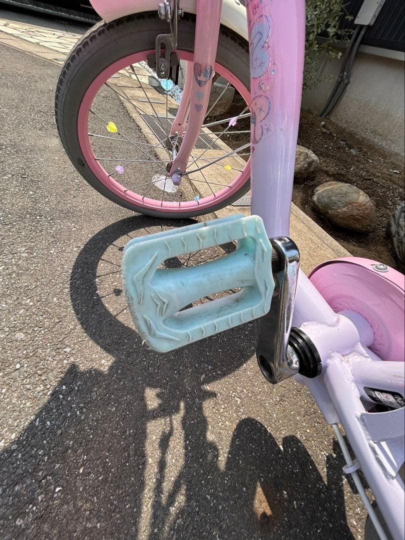 とも　幼児用自転車 プリンセス　18インチ　引き取り限定