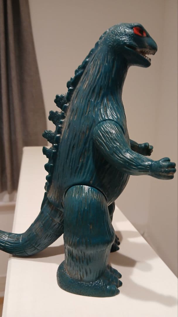 当時物　マルサン　ゴジラ　左足刻印　赤目　GODZILLA