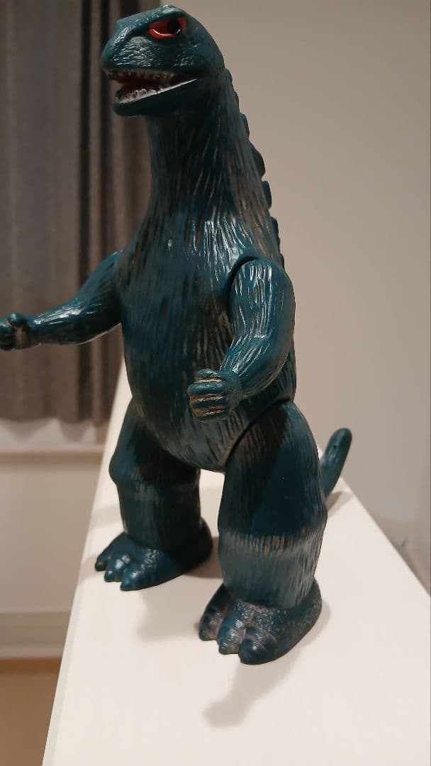 当時物　マルサン　ゴジラ　左足刻印　赤目　GODZILLA