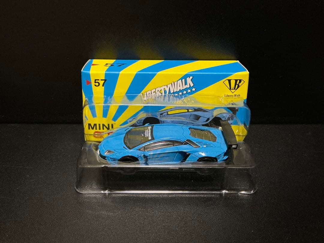 【廃盤/レア】MINIGT 57 LB Aventador LightBlue