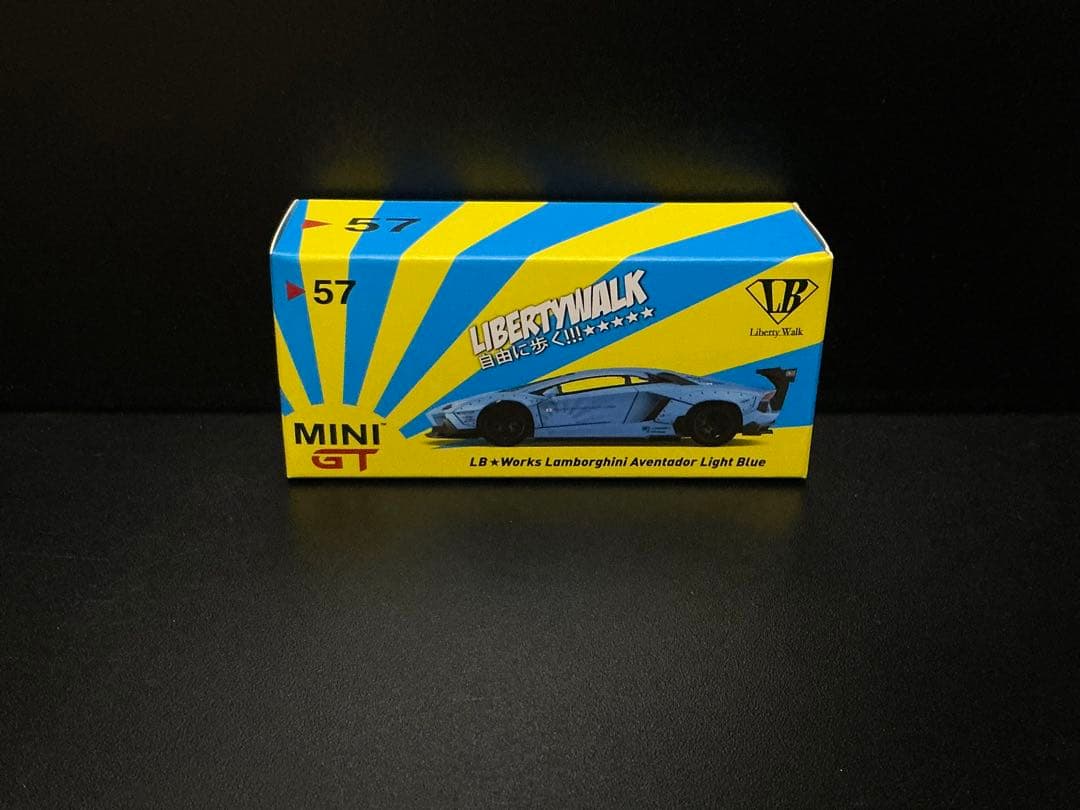 【廃盤/レア】MINIGT 57 LB Aventador LightBlue