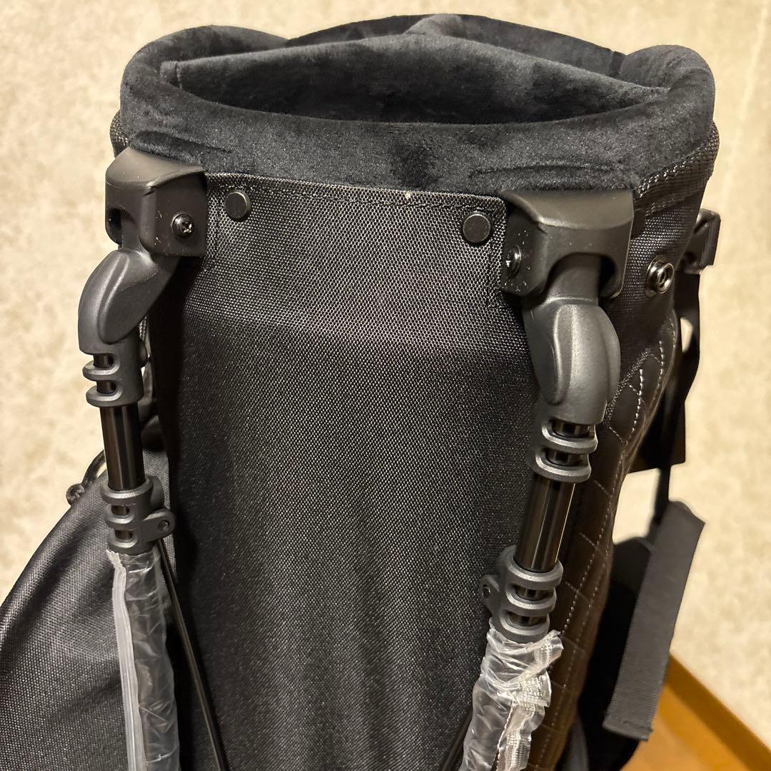 Titleistタイトリスト プレミアムスタンドキャディバッグ ブラック/レッド