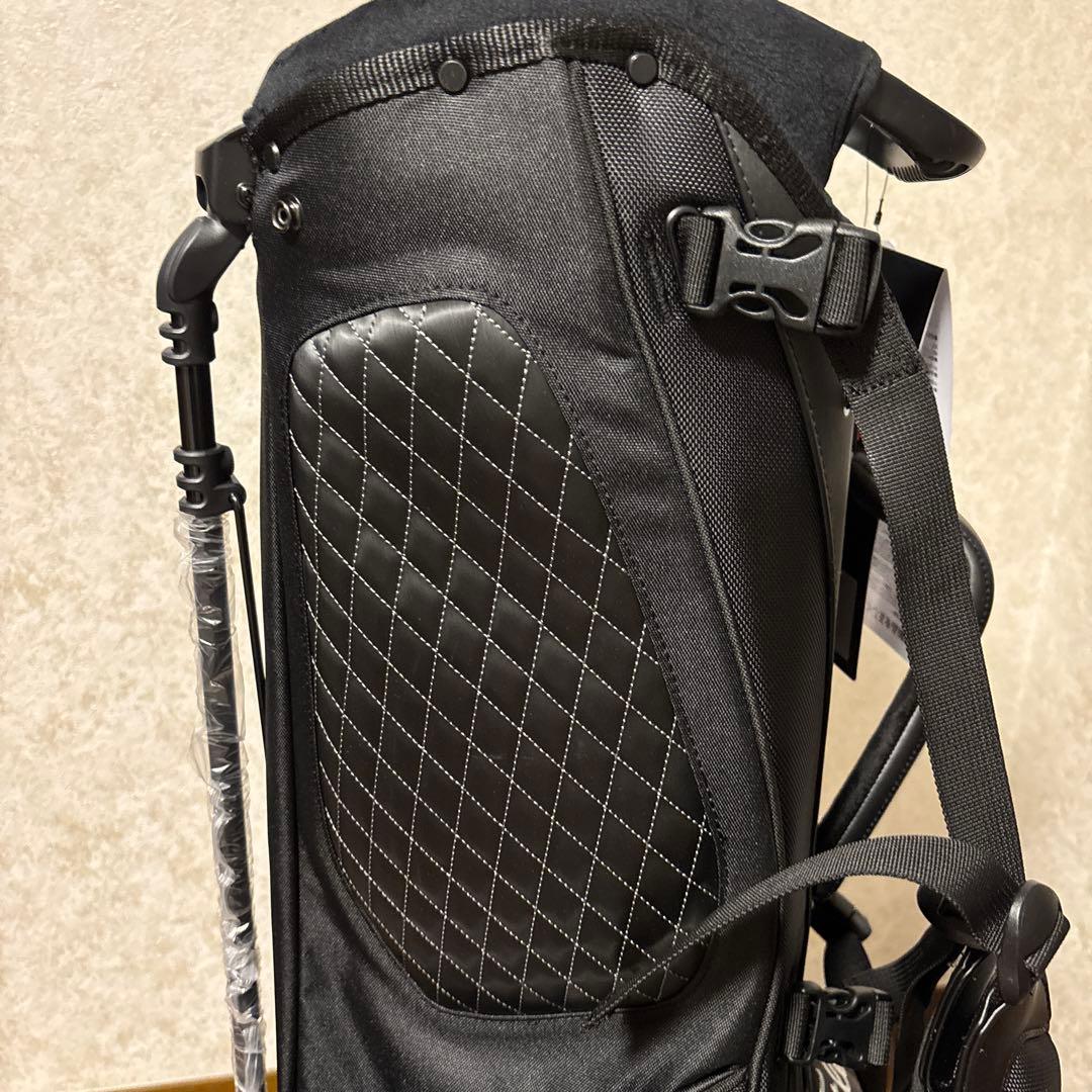 Titleistタイトリスト プレミアムスタンドキャディバッグ ブラック/レッド