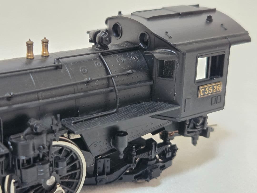 ☆HOゲージ☆Adachi☆JNR C55☆蒸気機関車☆門鉄型デフ☆天賞堂☆箱付