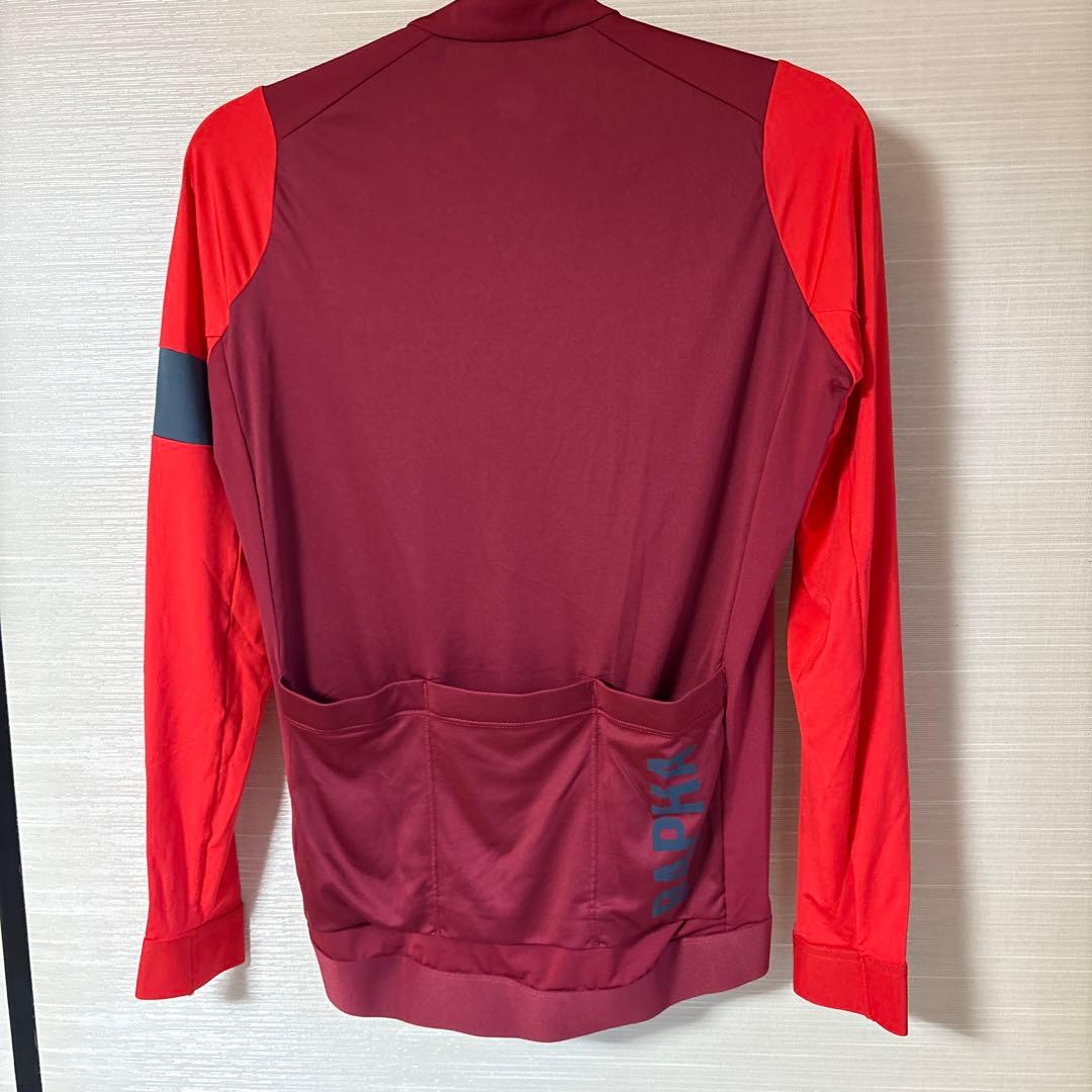 ラファ メンズ プロチーム ロングスリーブ トレーニング ジャージ 赤系 S
