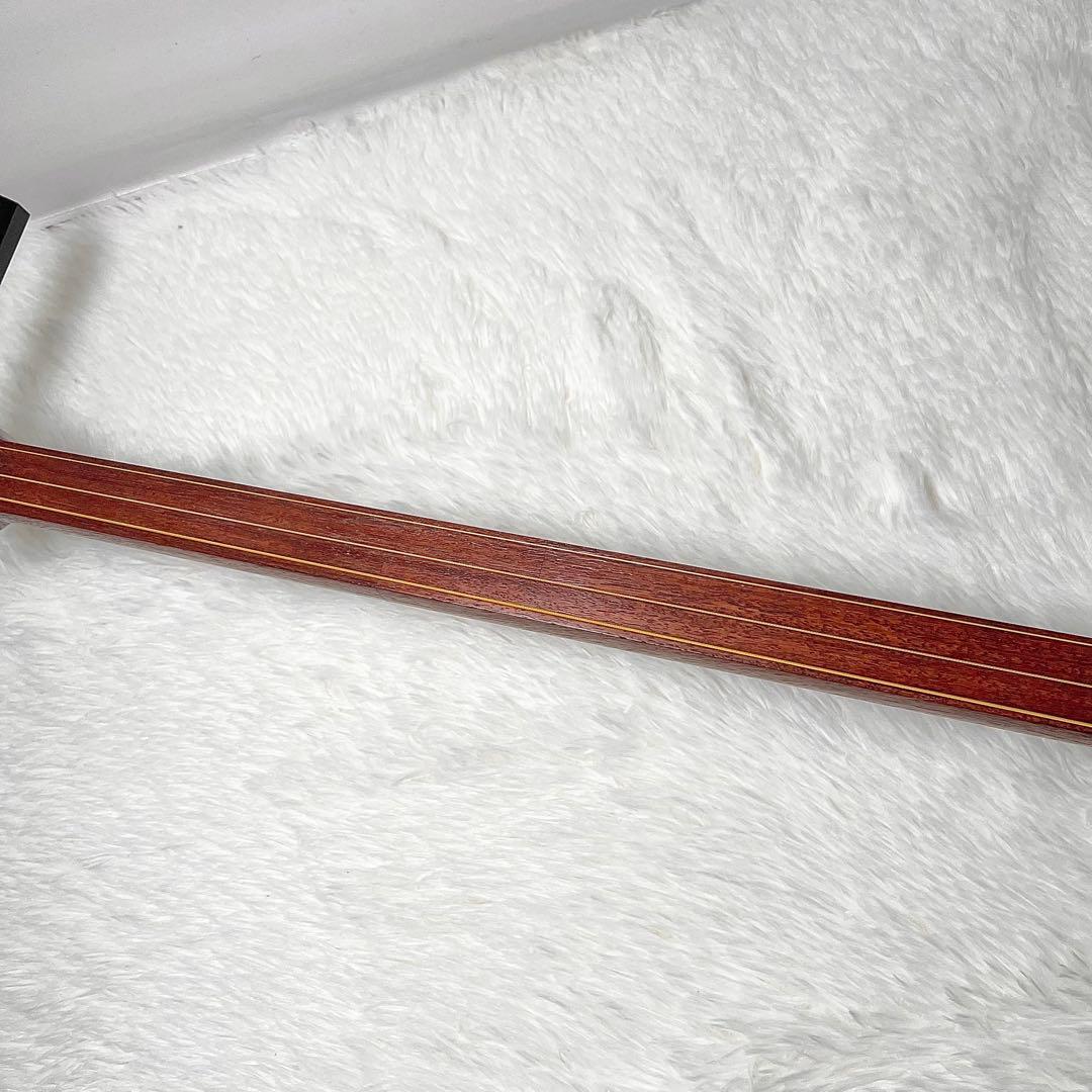 【良品】津軽三味線 約3cm棹幅 布ケース付き 太棹