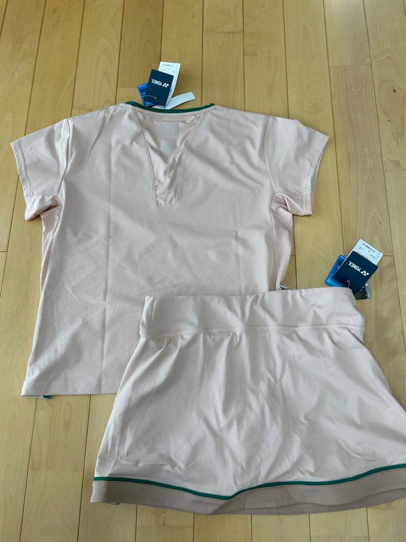 2025年　春夏新作 YONEX テニスウェアセット Oサイズベージュ