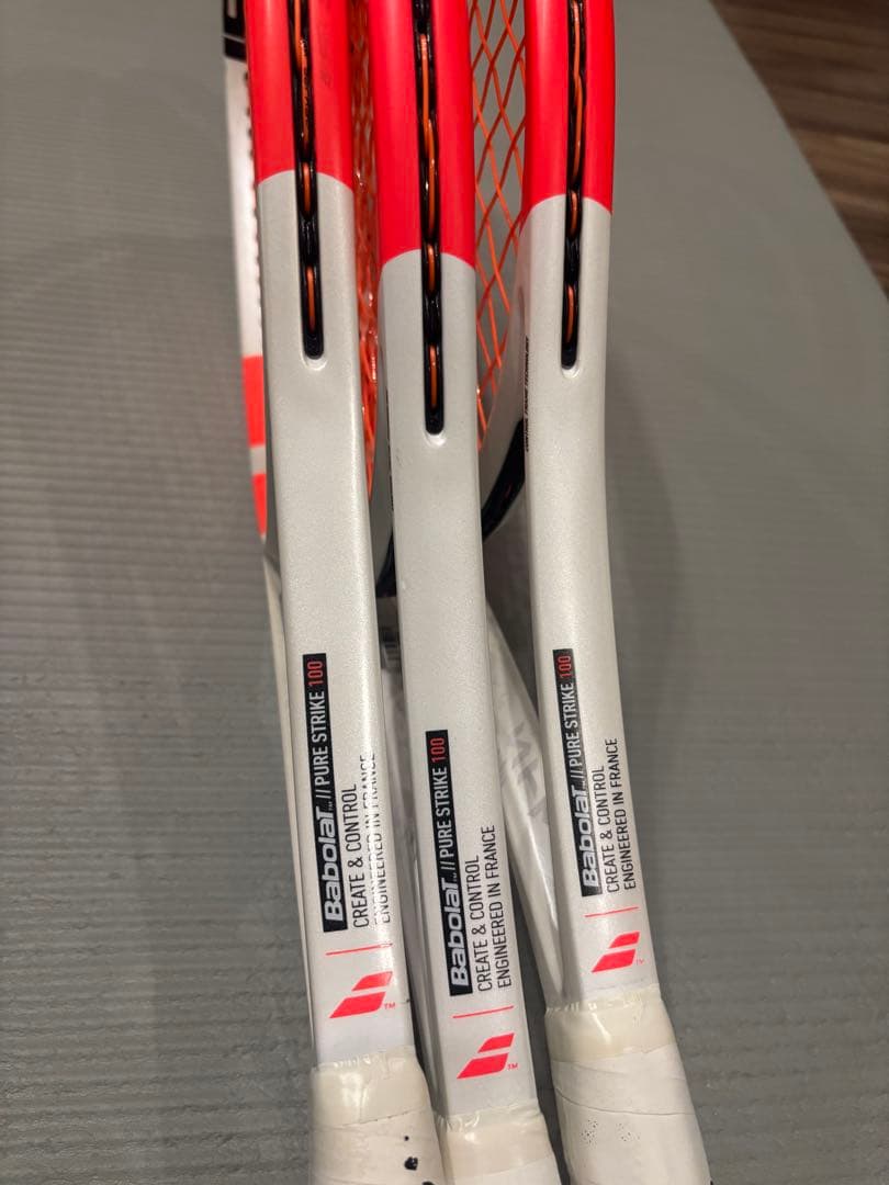 Babolat PURE STRIKE 100 2024ラケット 3本セット