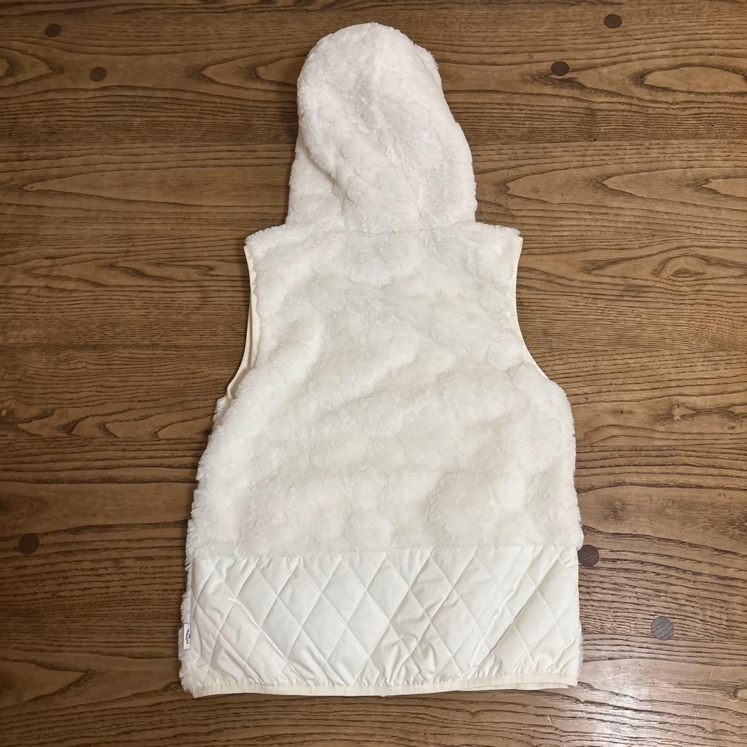 キャロウェイホワイトファーゴルフウェアセットアップ美品