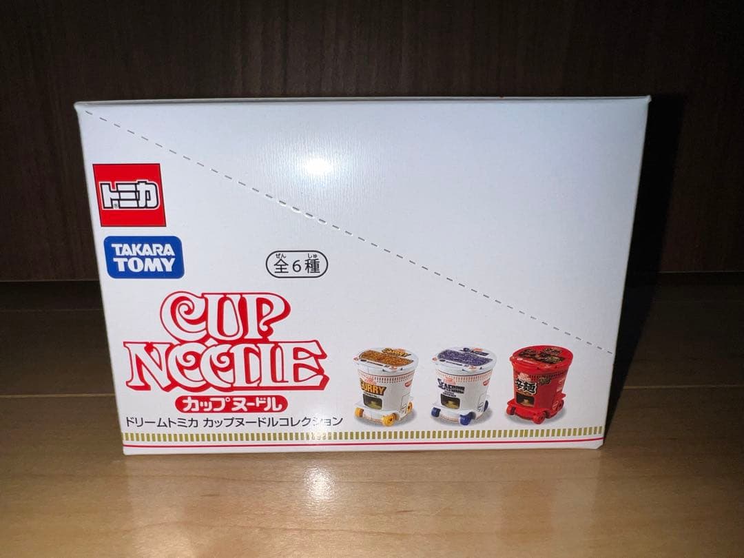 【新品】廃番ドリームトミカ カップヌードルコレクション BOX（6個入り）