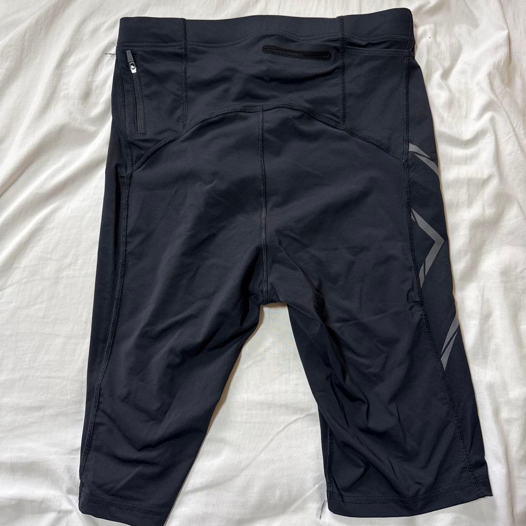 2XU メンズ L ブラック ハーフタイツ