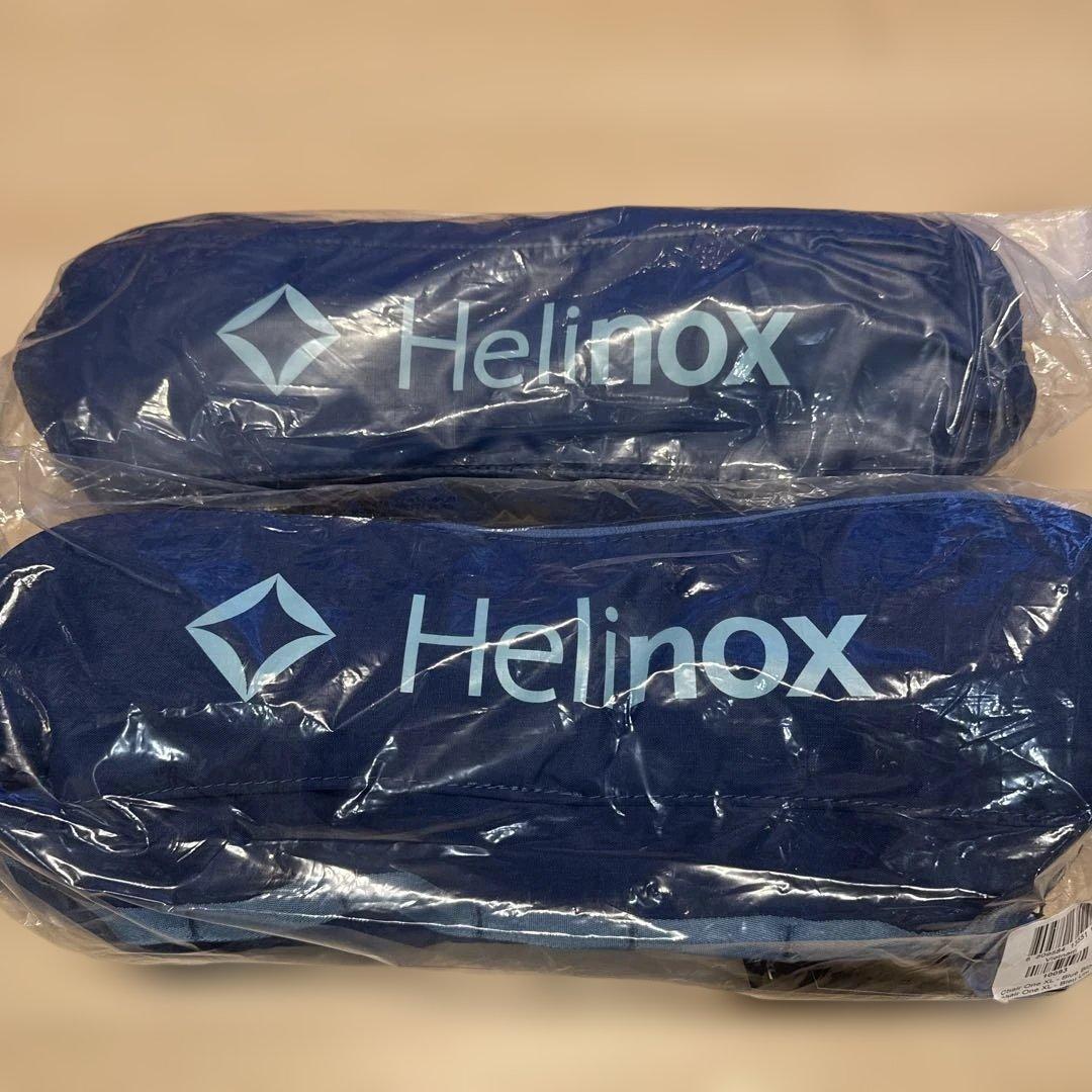 helinox chair one XL BLUE BLOCK 2点セット