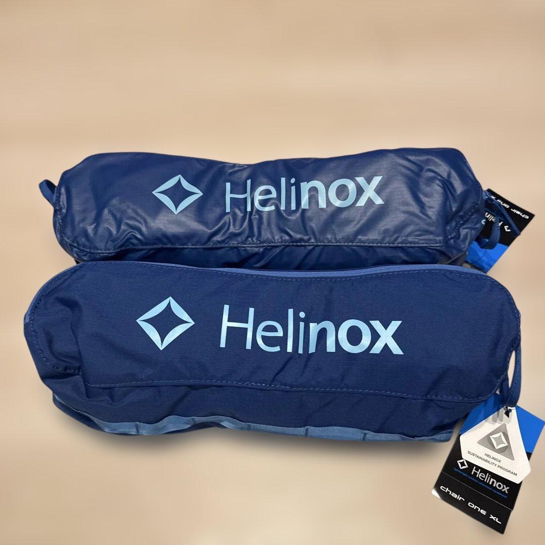 helinox chair one XL BLUE BLOCK 2点セット