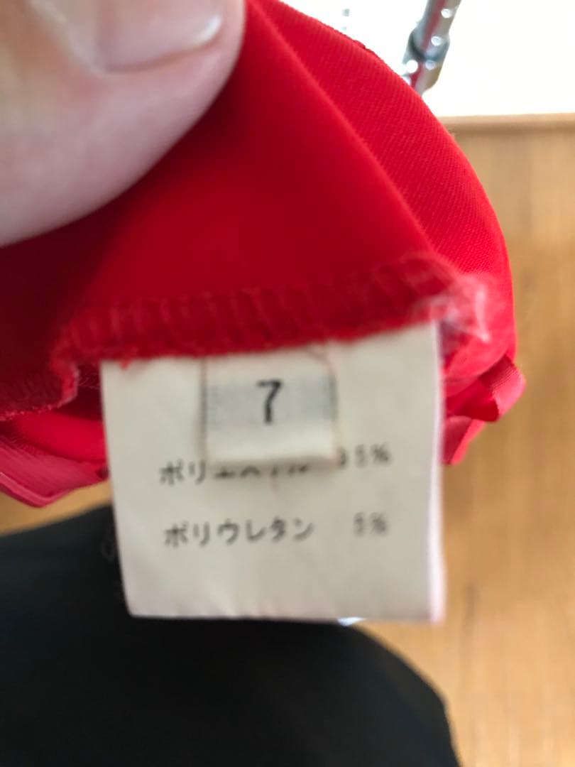 フラメンコ スカート 赤 サイズ7子供用