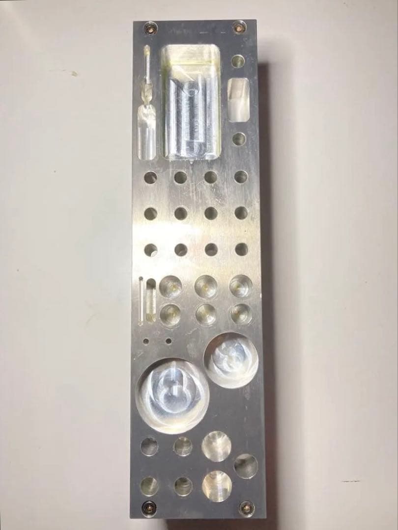 リールメンテナンス台　精密ドライバー リールオイル などの収納に　ステンレス