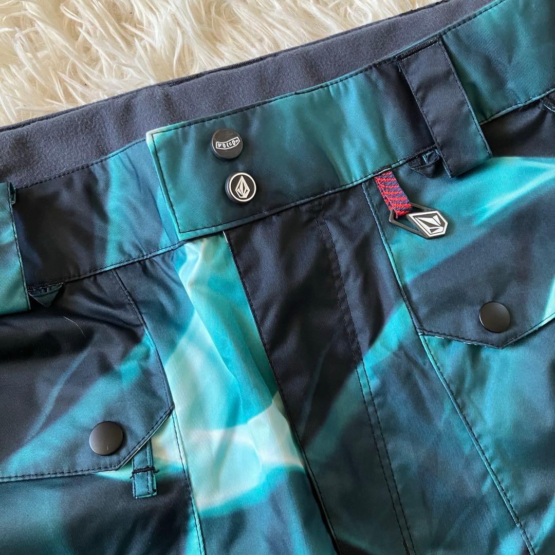 #14Q✨VOLCOM✨スキーウェア パンツ メンズ グリーン