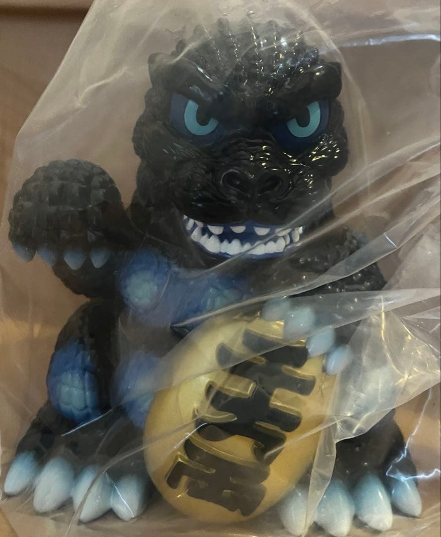 ワンフェス 未来に帰る 招きゴジラ　新品未開封 青
