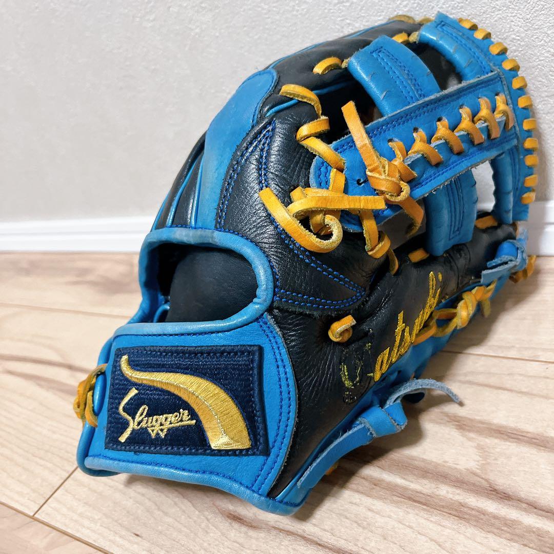 スラッガー　Slugger 野球グローブ ブルー　右利き用
