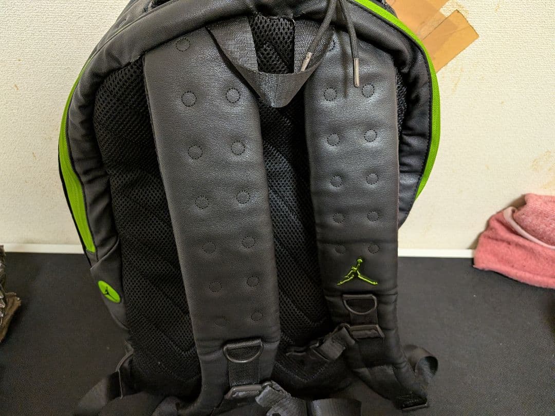 Jordan バスケットボール用リュック ブラック/グリーン
