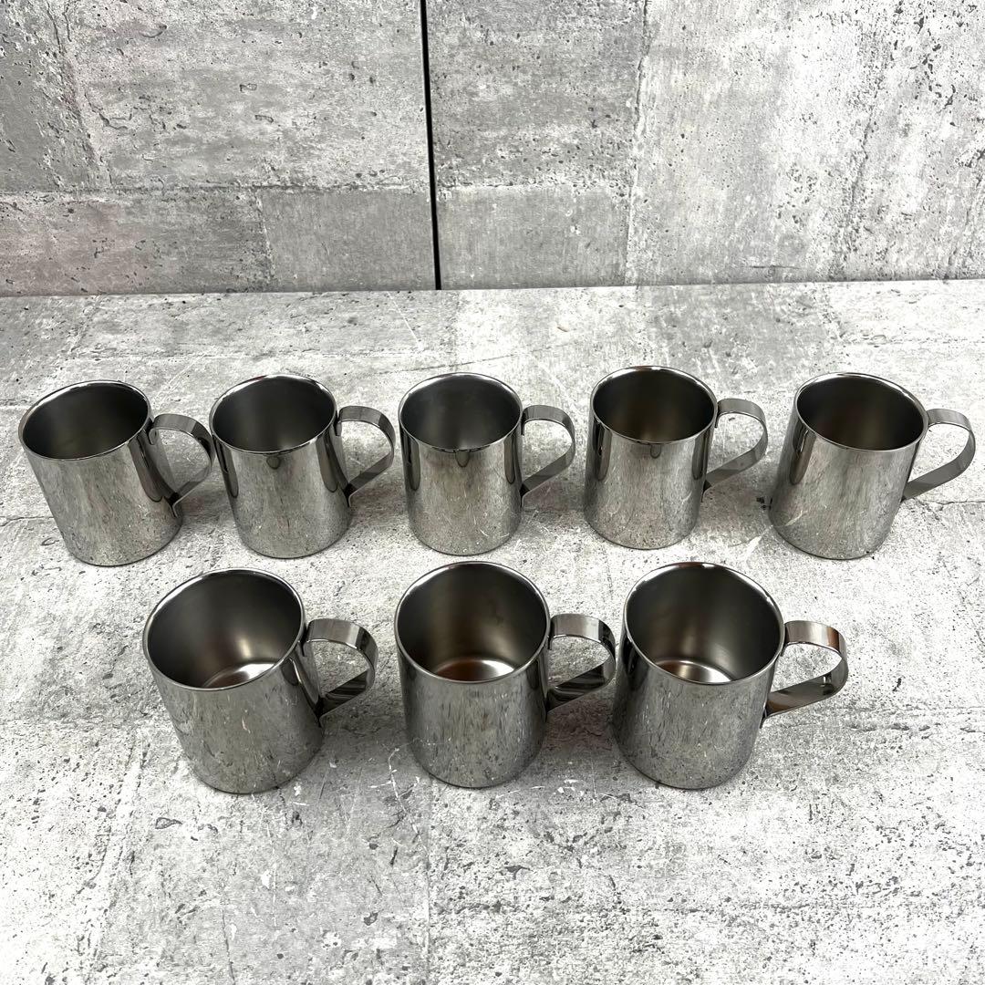 廃盤品  peak ステンレス マグカップ 8個セット 18-8