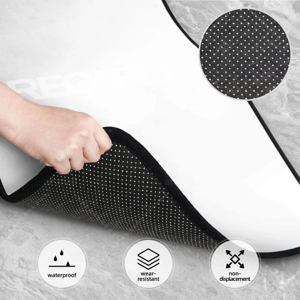 4枚セット RECARO レカロ フロアマット 黒 ブラック a