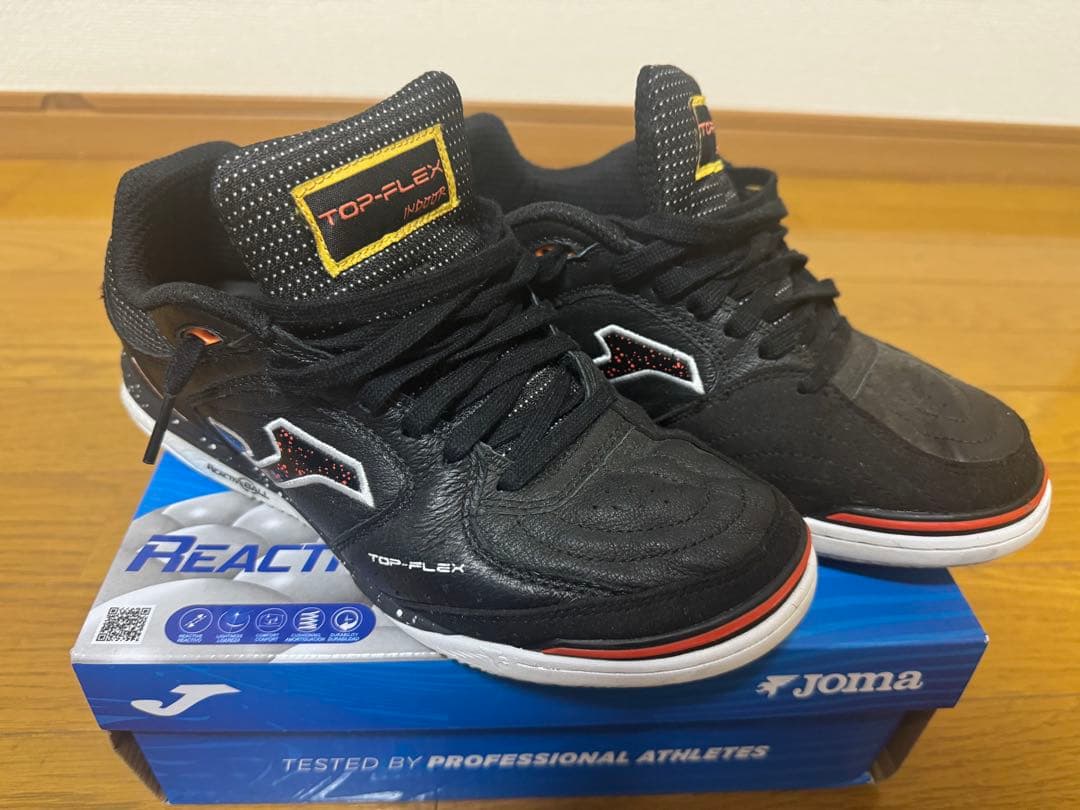 Joma TOP FLEX フットサルシューズ ブラック