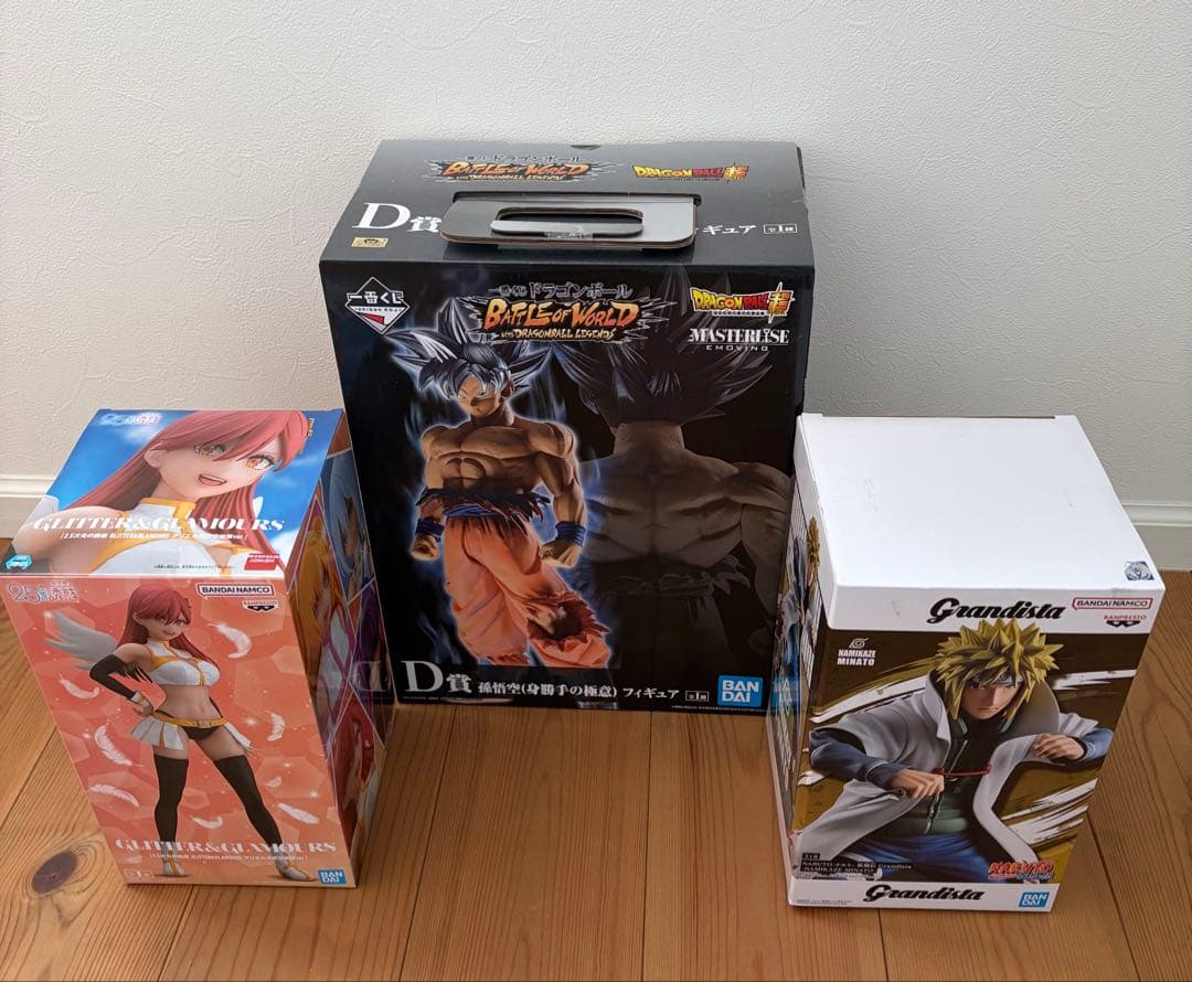 フィギュアセット　ドラゴンボール D賞 孫悟空 (身勝手の極意)フィギュア他