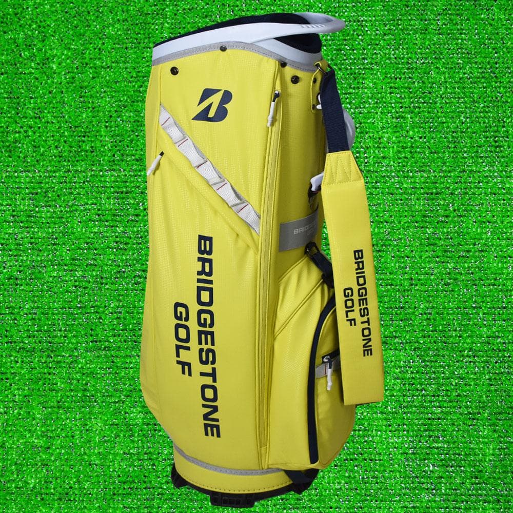 BRIDESTONE GOLF ブリヂストン キャディバッグ９型【イエロー】美品