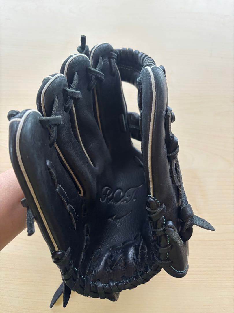 Mizuno 軟式グローブ 左利き用ブラック　子ども用Mサイズ