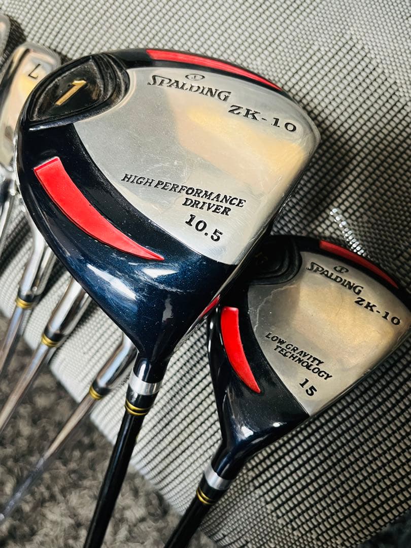 【美品】SPALDING ZK-10 ゴルフクラブ 9本セット 初心者おすすめ