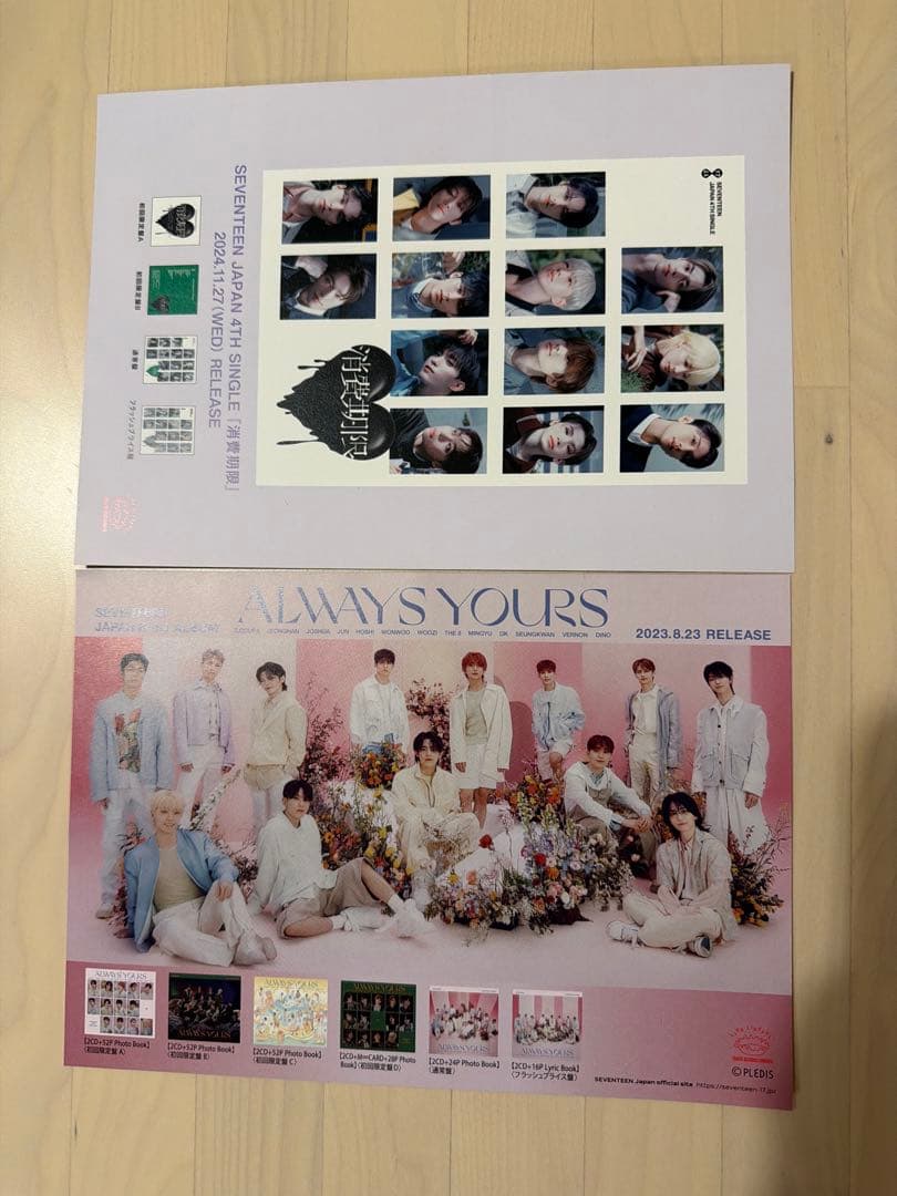 SEVENTEEN ジョンハン ALWAYS YOURS 消費期限　フライヤー