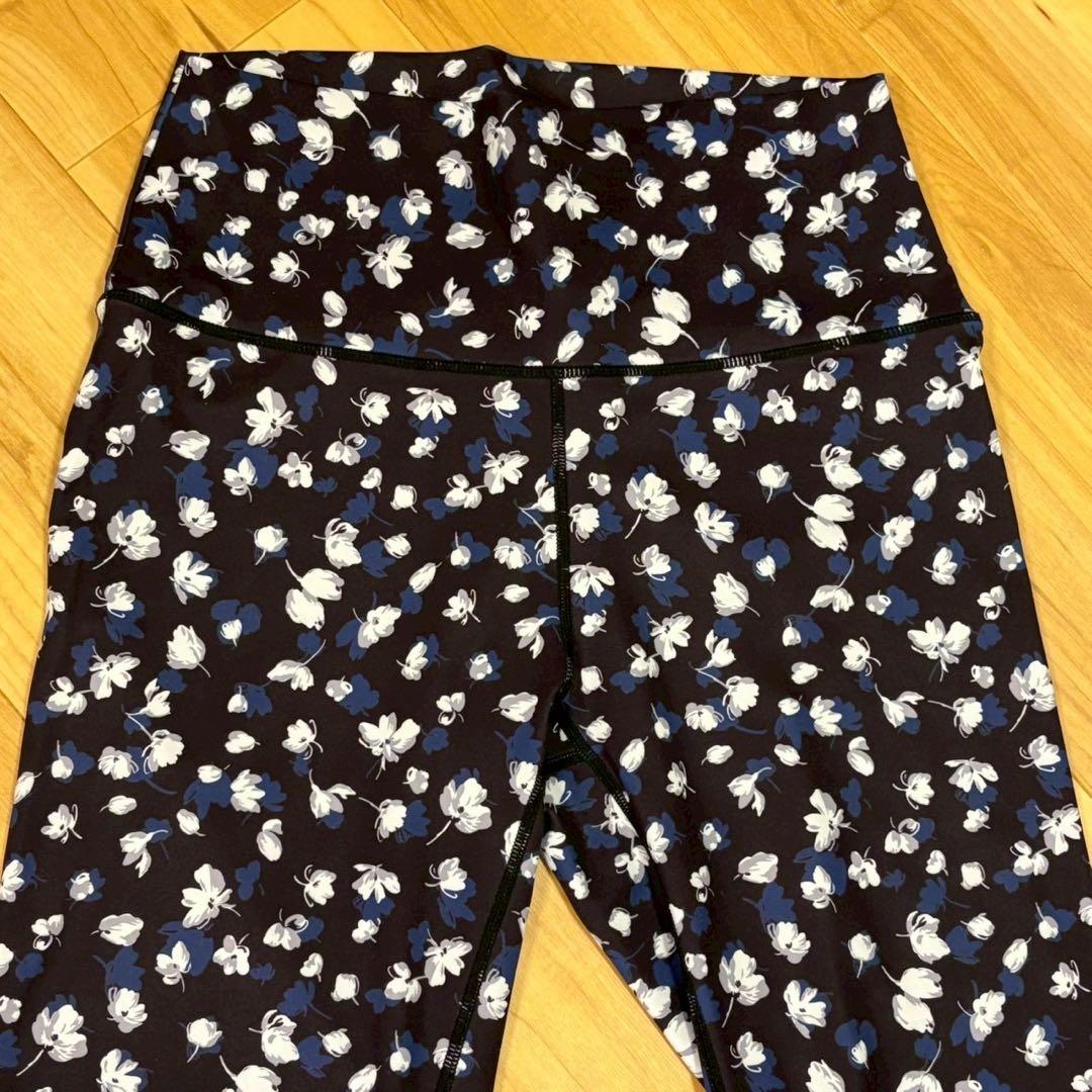 美品 スカーラ/SUKALA ヨガウェア 上下 ヘアバンド 花柄 L 約1.2万
