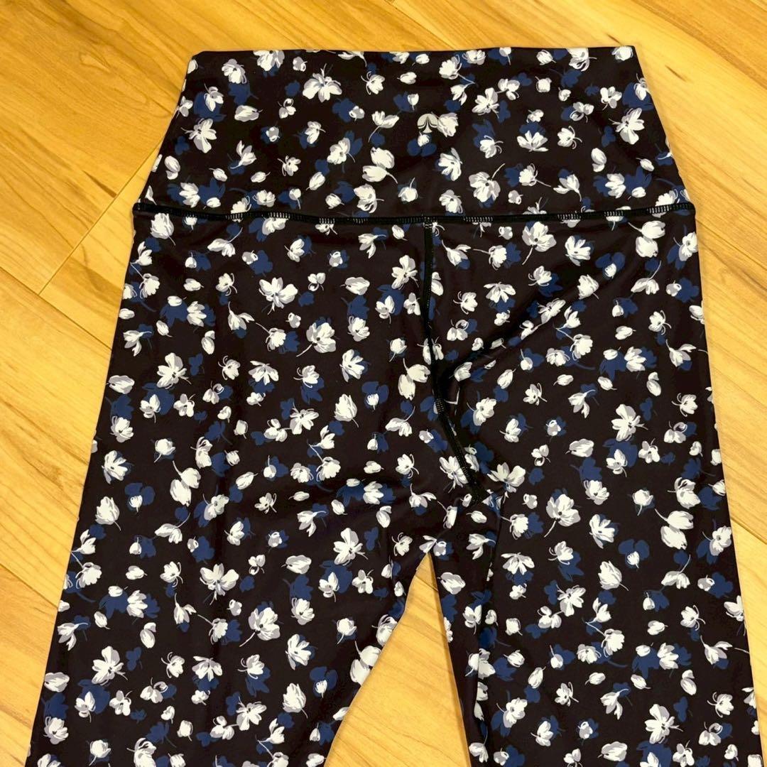 美品 スカーラ/SUKALA ヨガウェア 上下 ヘアバンド 花柄 L 約1.2万